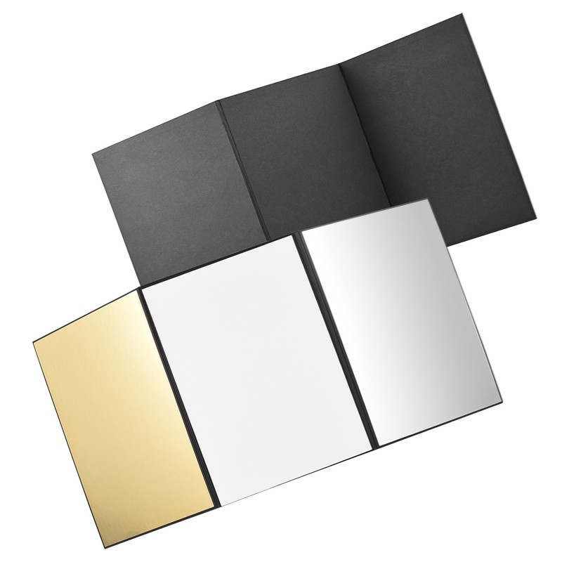 3-in-1 Multi-functional Photography Reflector Cardboard Foldable Photography Reflector Diffuser Board