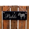 Slate Sign with Engraving – Donkey – Name of Your