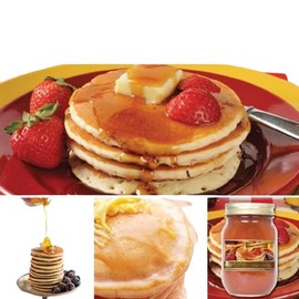 The Candle Cottage MJ110 Mason Jar Candle, 15 Oz (Buttered Maple Syrup)