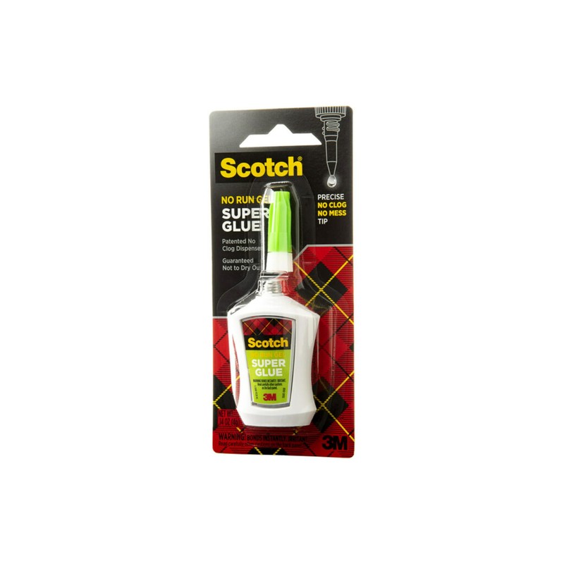 Scotch Super Glue Gel in Precision Applicator, .14 Ounces (AD125)
