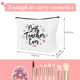 MystiCharm Teacher Appreciation Gifts Graduation Gift Christmas Valentine End of Year Teachers Retirement Presents Thank You Gifts Original Special Makeup Cosmetic Bag Presents Idea for Teachers