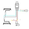 12V LED Work Light Wiring Harness for Light Bar Fog