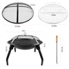 Stouge Fire Pit 22 Inch Fire Pits Portable Folding Fire