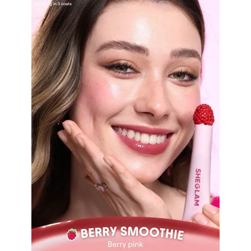 Brillo Labial Hidratante Sheglam Crystal Glaze Berry Smoothie