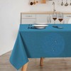 HX&OD - Mantel rectangular de tela catiónica, impermeable, resistente a