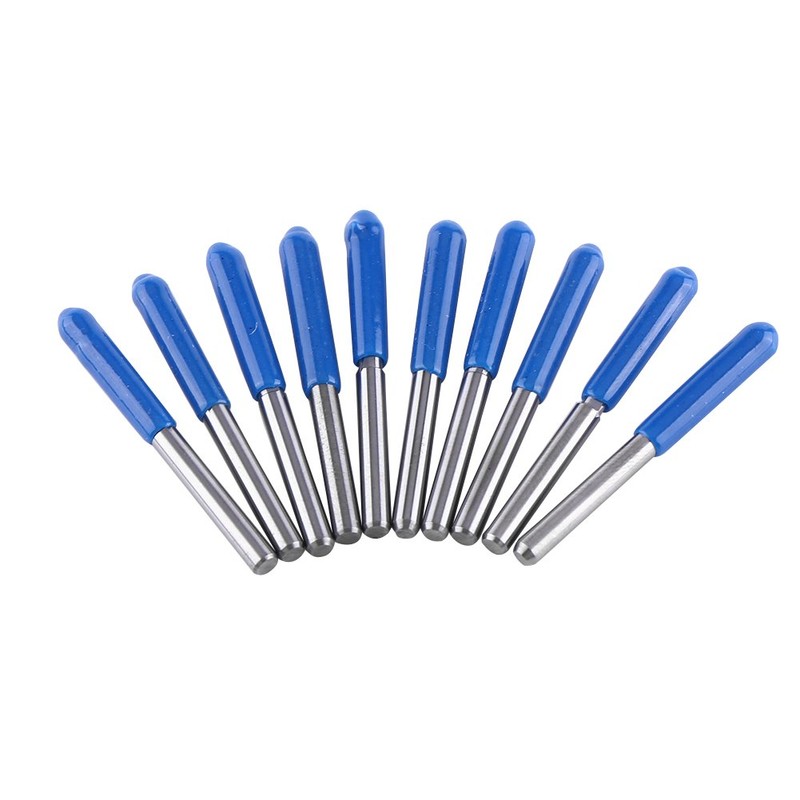 10pcs 3.175mm carburo de tungsteno Fresa CNC Fresa de corte
