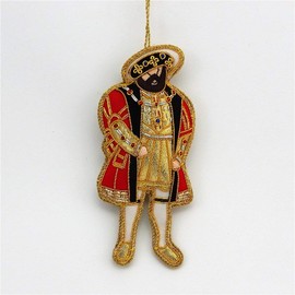 - Henry VIII - Zardozi Embroidery - Christmas Ornament