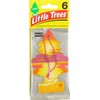 リトルツリー エアフレッシュナー お得な6枚組 サンセット ビーチ（ Little Trees Air Fresheners 6pac
