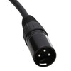 Pulse XLR Microphone Male to Female Audio Cable Black 1.5
