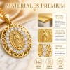 CLINKARD - Collar De Medalla Religiosa En Oro Un Detalle