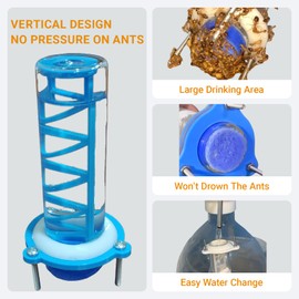 Ant Water Feeder Ant Farm Accessories Mini Liquid Feeder(3PCS)