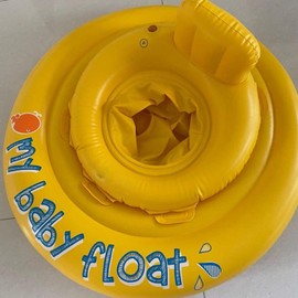 YSAMAX Inflatable My Baby Float Ring, Smooth And Comfortable, Lightweight And Easy To Carry, Providing Endless Fun And Water-Based Activities, Perfect For Summer Play