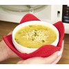 Unbranded Set of 4 Red Microwave Bowl Huggers Multipurpose Potholder