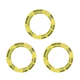 JIOTAR Sand Filter Valve Label Replacement Pentair Top Mount Valve Sticker 272599,Pentair Multiport Valve Tagelus Pool and Spa Sand Filter - 3 Pack