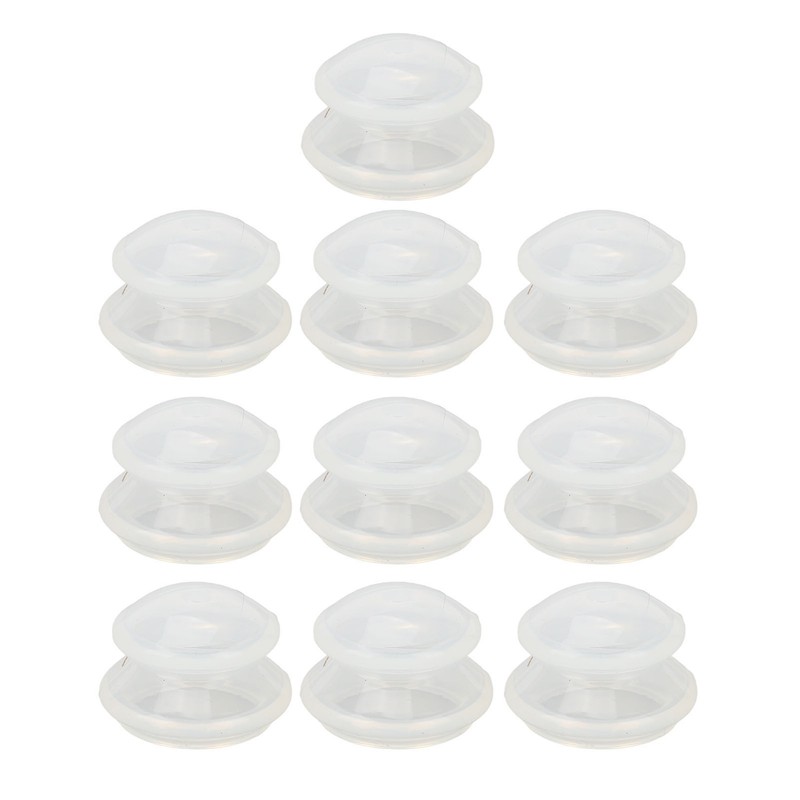 10pcs Silicone Cupping Facial Professional Silicone Suction Cups for Cellulite