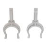 2Pcs Rowlock Socket Bracket 2in Aluminum Portable Durable Side Mount