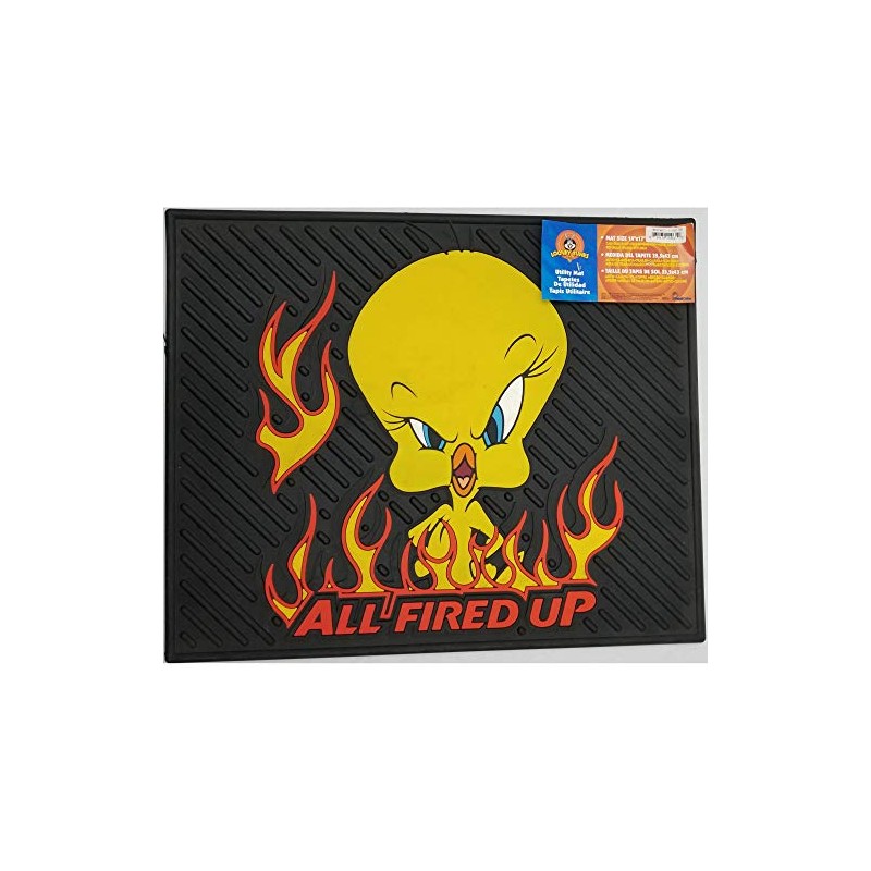 Plasticolor Tweety All Fired Up Molded Utility Mat- 14"