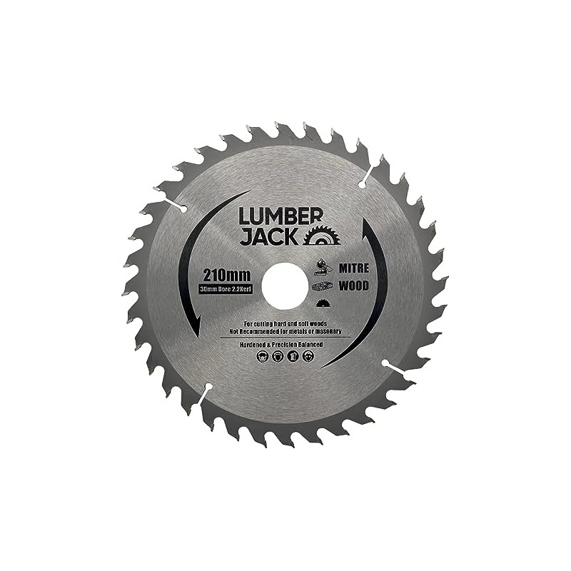 LUMBER JACK TCT Circular Wood Saw Blade 210mm x 30mm
