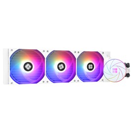 Thermalright Aqua Elite 360 ARGB White CPU Aio Cooler, 360 CPU Liquid Cooling, Pump Head Speed up to 6400RPM,for AM4/AM5,Intel LGA1851/1150/1151/1200/2011/1700,High Performance Radiator(White)