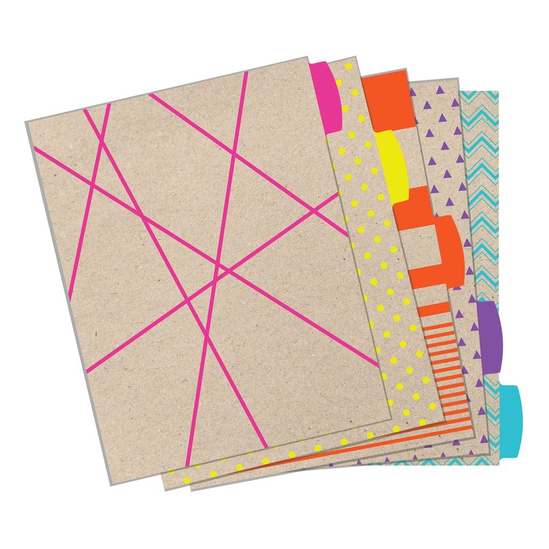 AVERY Big Tab Reversible Paper Divider, 8.5 inch x 11