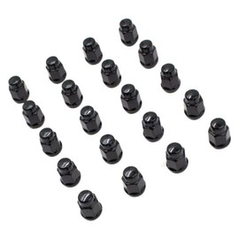 Coyote Accessories 56K548BLK - Black Cone Seat Acorn Bulge Lug Wheel Installation Kit W/o Valve Stems