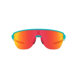 Oakley OO9248A CORRIDOR A Sunglasses, MATTE CELESTE Frame / PRIZM RUBY Lens