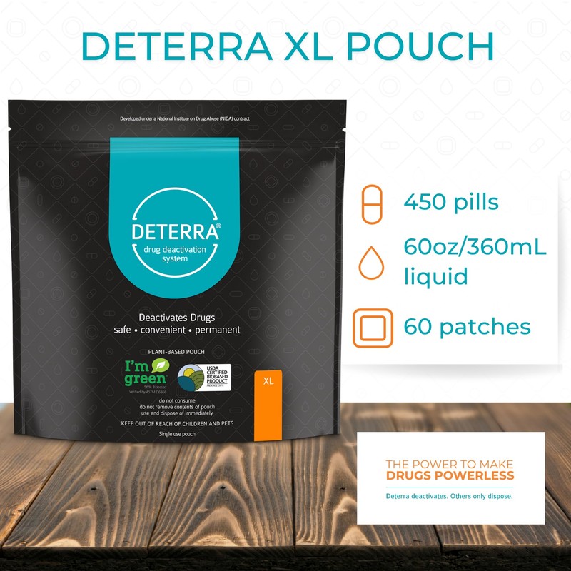 Deterra XL - Drug Deactivation & Disposal System (XL Pouch)