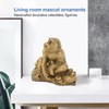 Grcfumo Brass Monkey Figurine, Statue, Ornament for Home Decor Collectibles