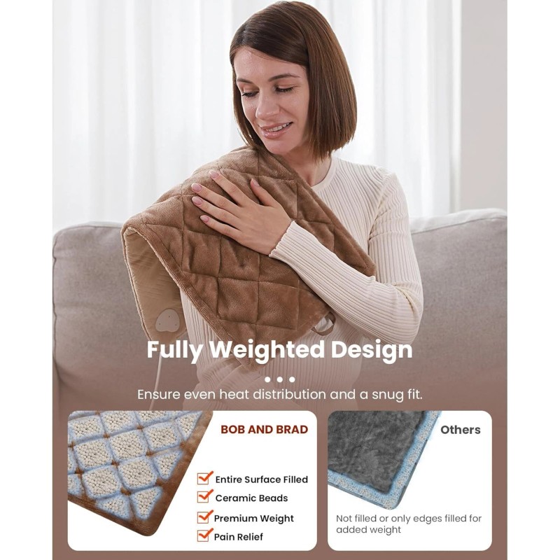 Bob And Brad Weighted Heating Pad Far Infrared Therapy Neck