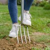 Berry&Bird Garden Digging Fork, 37.4" Stainless Steel Garden Spading Fork