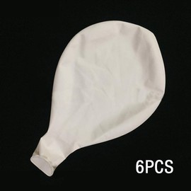 frgasgds 6 Big Balloons 36" Round Balloons Extra Large & Thick Balloons Reusable Giant Latex Balloons, for Photo Shoot/Birthday/Wedding Party/Festival/Event/Carnival Decorations, White