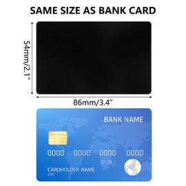 YOUEON 200 Pcs Metal Business Card Blanks for Laser Engraving 86 x 54 x 0.2 mm, 10 Colors Aluminum Sheet Engraving Blanks, Multipurpose DIY Cards for Home, Office, Projects