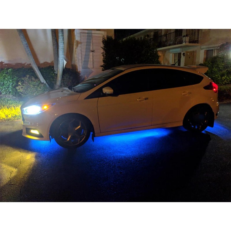 CUSYYRAY RGB LED Car Neon Light Chassis Atmosphere Lamp Kit
