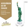 Kremers Schatzkiste Statue of Liberty Decorative Figure 22 cm Green
