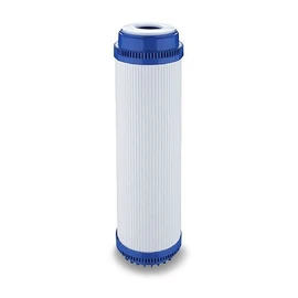 EVANS Cartucho de Carbón Activado Granular 2.5" x 10" para retención de cloro y otros químicos, sabores y turbiedad del agua.