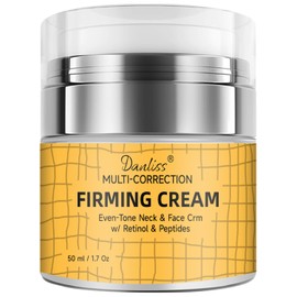Neck Firming Cream Tighten & Lift Advanced Neck Cream Face Moisturising with Retinol, Collagen & Hyaluronic Acid, Smoothing Aging, Improves Crepey Skin & Vertical Lines 1.7 Oz