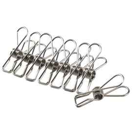 40 x Stainless Steel Clothes Pegs Washing Clothes Pegs Metal Clips