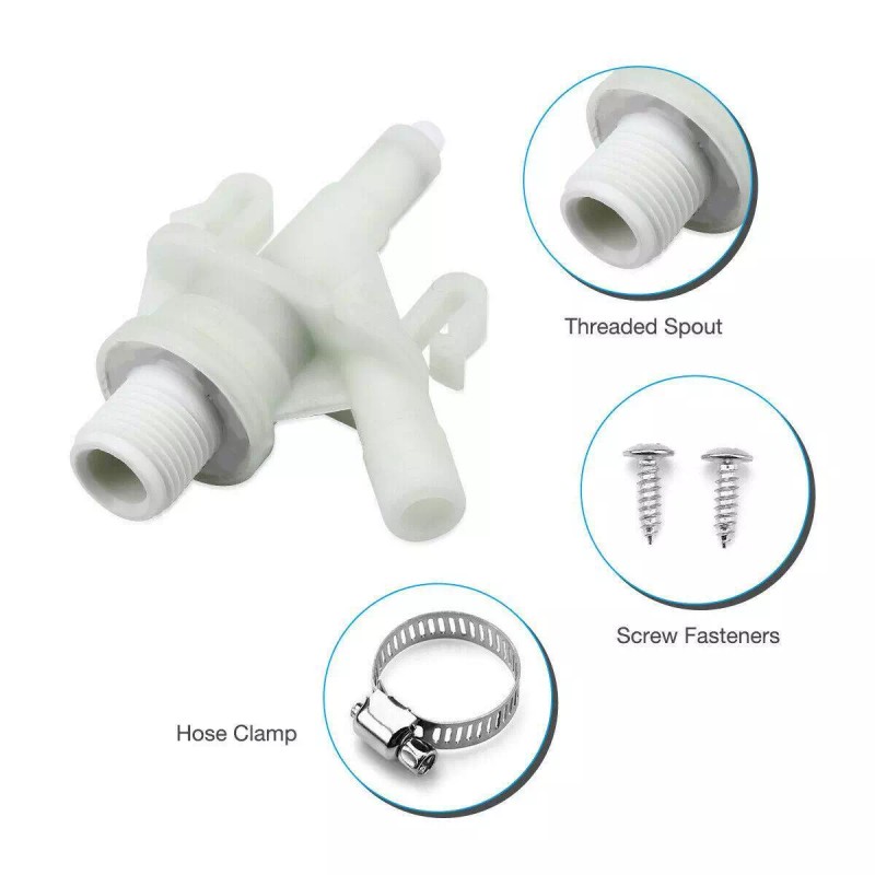nanne869 2pcs Plastic Water Valve Kit For Dometic 300 310