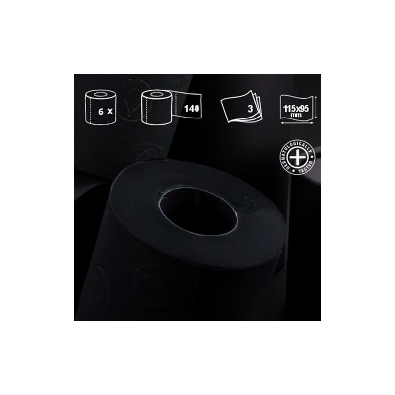Renova Black Label, Papel Higienico Negro