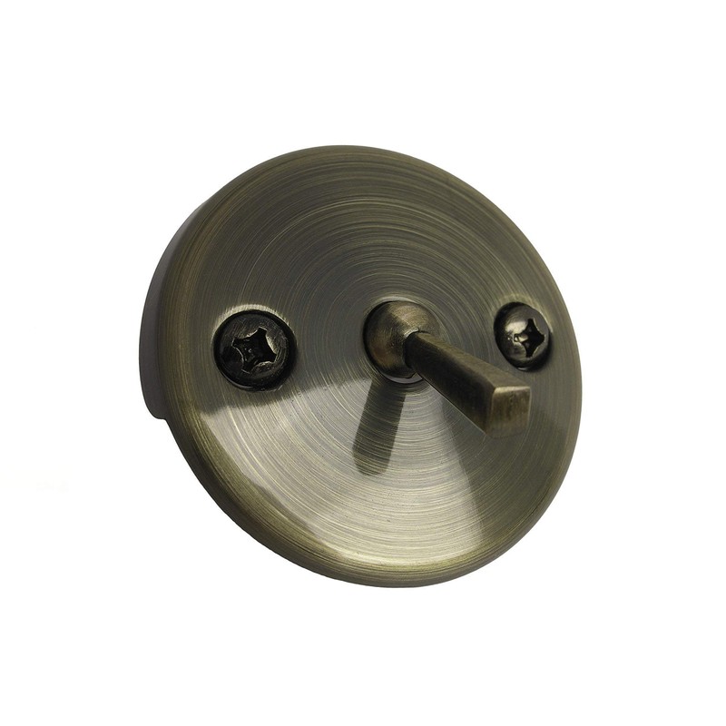 PF WaterWorks PF0960-ABBath Tub/Bathtub Drain Trip Lever Overflow Face Plate