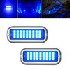 Kingshowstar 2Pcs Marine LED Boat Lights, IP68 Waterproof 27LED, Pontoon