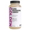 Gloss Waterborne Varnish by Golden, 16 fl. oz. Jar, Professional