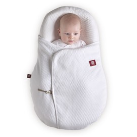 Red Castle Cocoonacover™ - Fleur de coton ® Quilted 2.5 Tog - White Leaf