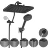 Hibbent Upgraded 5-spray 13'' Shower Head, High Pressure Rainfall Shower