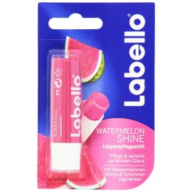 Labello Pearly Shine, Labello Watermelon Shine, Labello Soft Rose Lip Balm Bundle