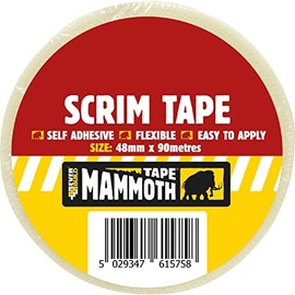 Everbuild Mammoth Scrim Tape, Yellow