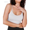 ODODOS 3-Pack Seamless Sports Bra for Women Ribbed Camisoles Non