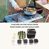 Spice Containers 7 Boxes Portable Seasoning Box for Outdoor BBQ