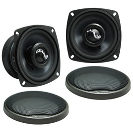 Harmony Audio Compatible with Hyundai Accent 2006-2011 Front Door Replacement HA-C4 Premium Speakers New