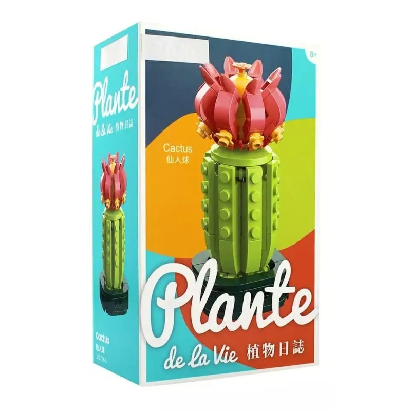 Luxury Cactus Suculenta Planta Juego De Construcción Bloques Armar